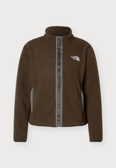 THE NORTH FACE Jopa iz flisa 'FLEESKI' v velikosti XS  | rjava / bela barva, Prikaz izdelka