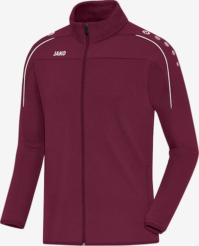 Geacă sport pe XS JAKO pe roșu burgundy / alb, Vizualizare produs