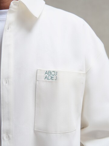 ABOJ ADEJ Comfort fit Button Up Shirt 'Jemal' in White