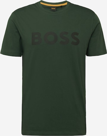 Maglietta 'Thinking 1' di BOSS Orange in verde: frontale