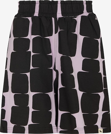 Turtledove London Trousers in Purple: front