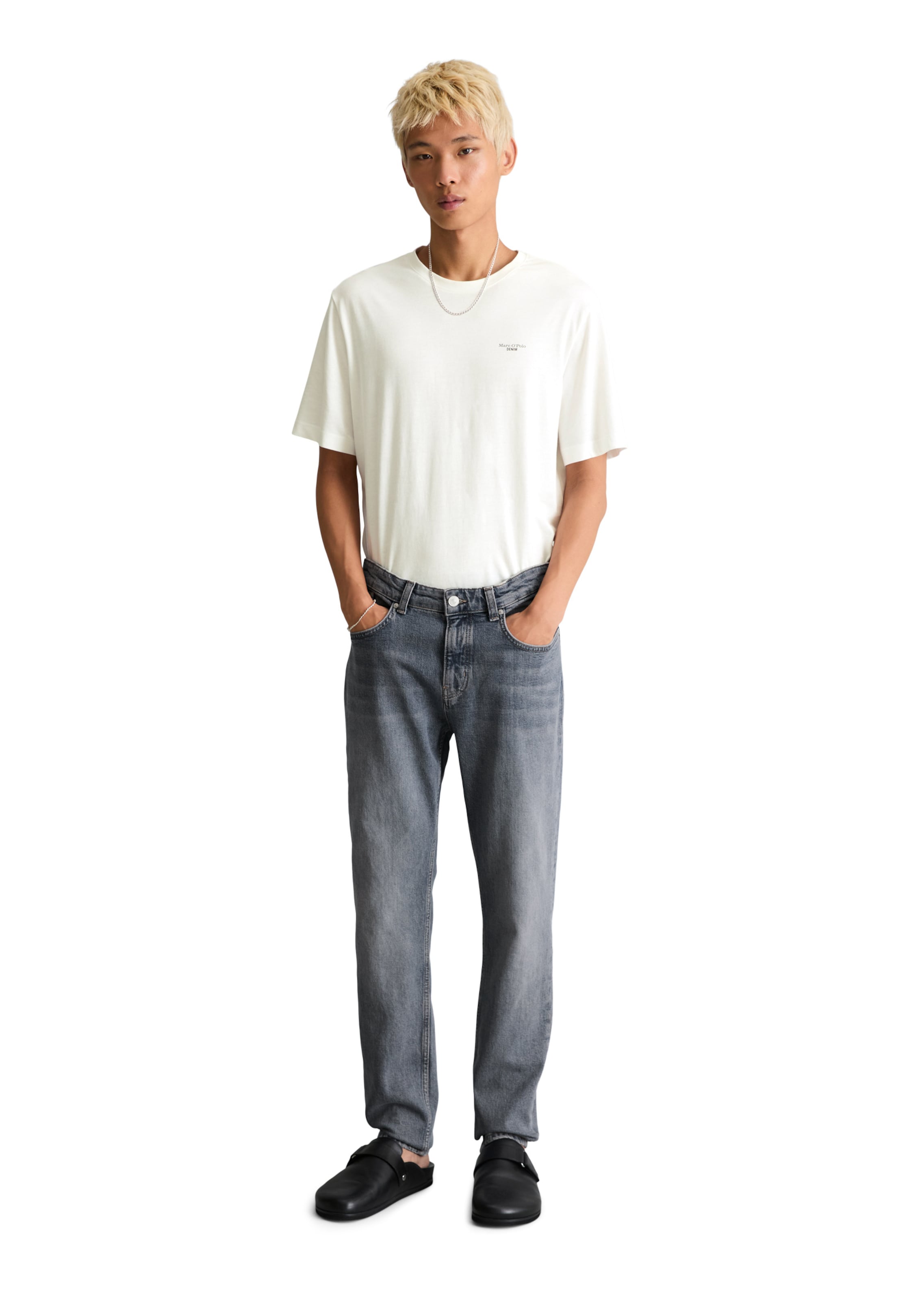Marc O'Polo DENIM Tapered Jeans in Blauw