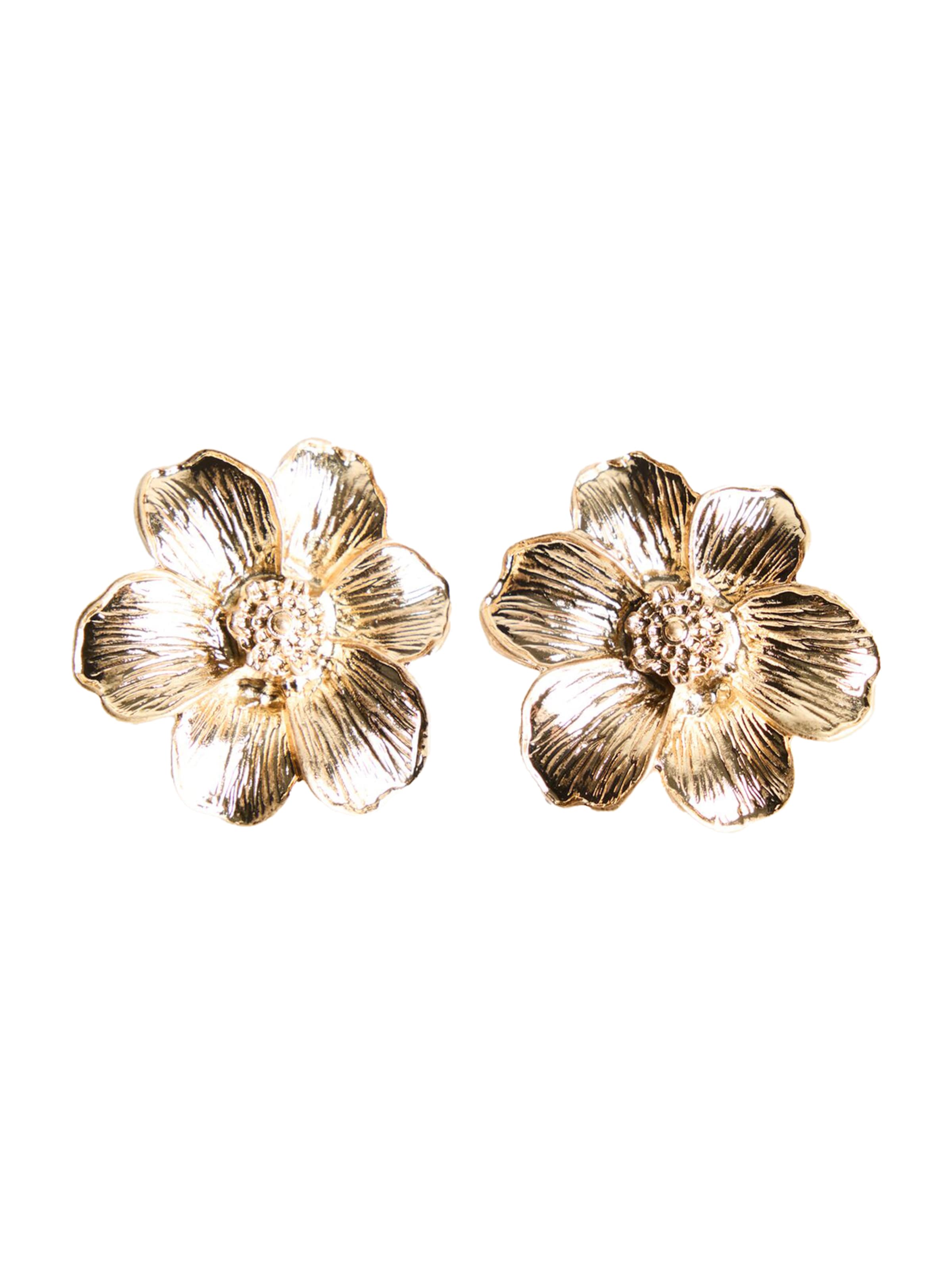 Bershka Náušnice – zlatá: přední strana