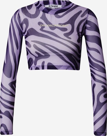 On Vacation Club Shirt in Purple: front