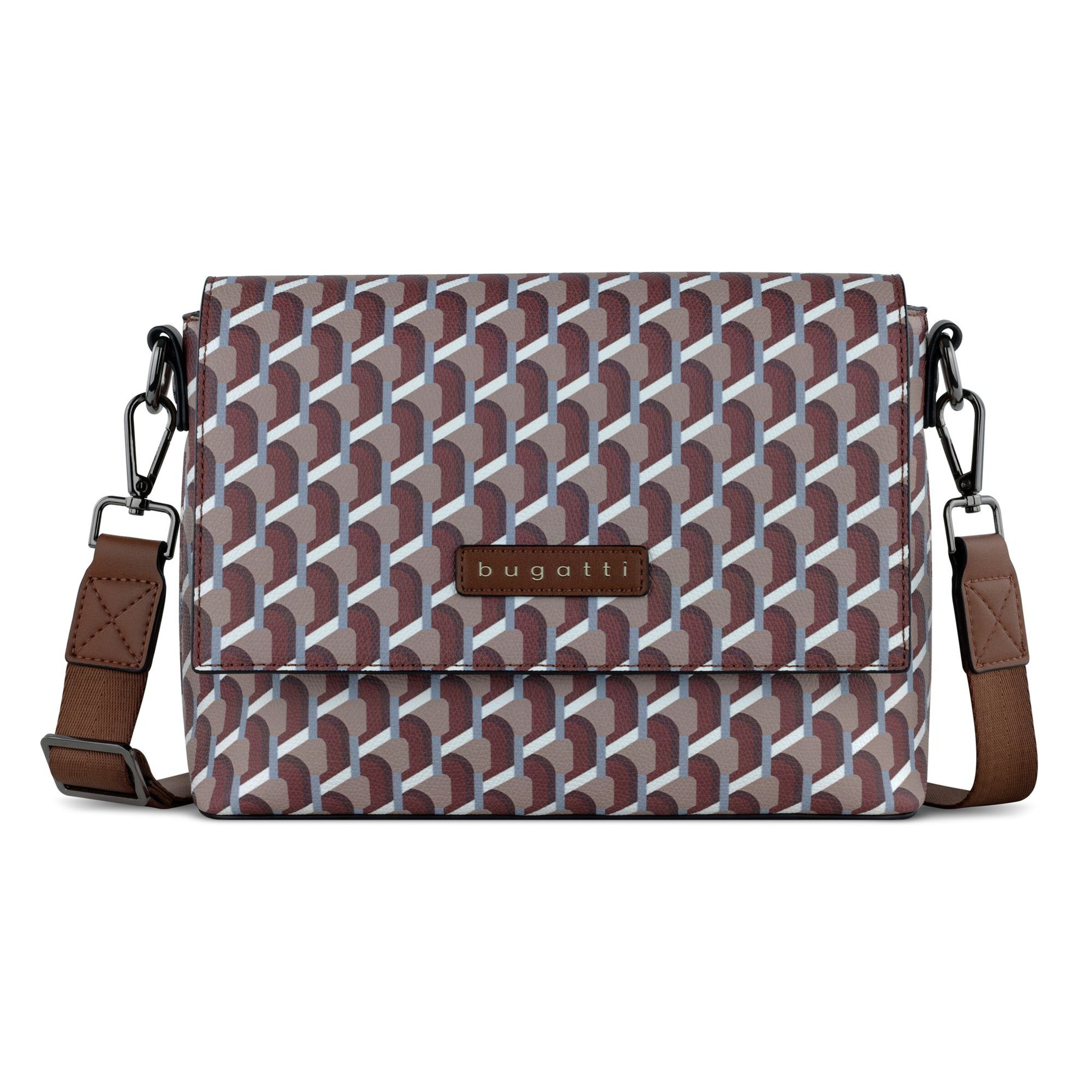 bugatti Schoudertas in Bruin: voorkant