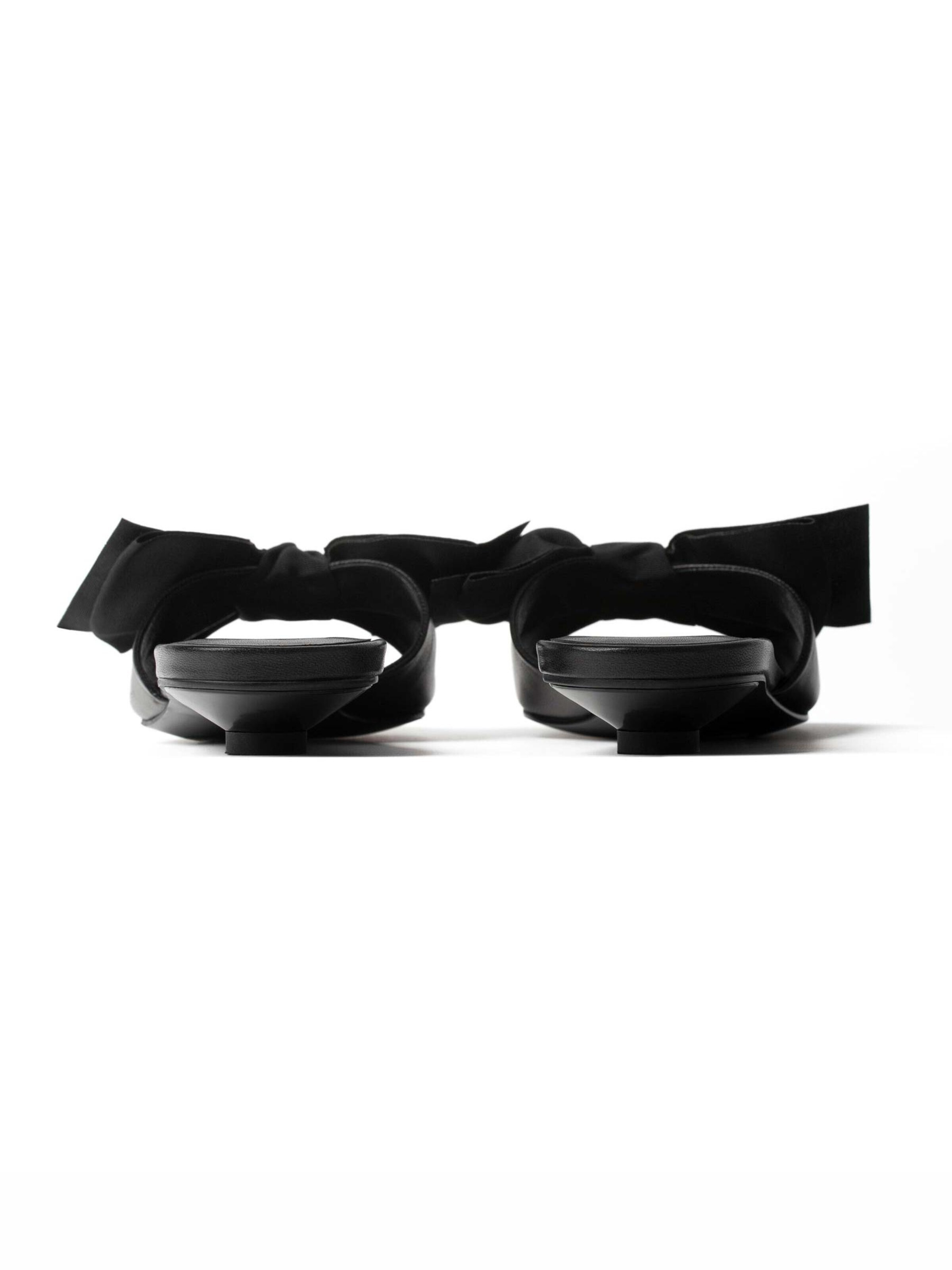 L37 HANDMADE SHOES - Pantufa 'THE WAY SUMMER FEELS' em preto