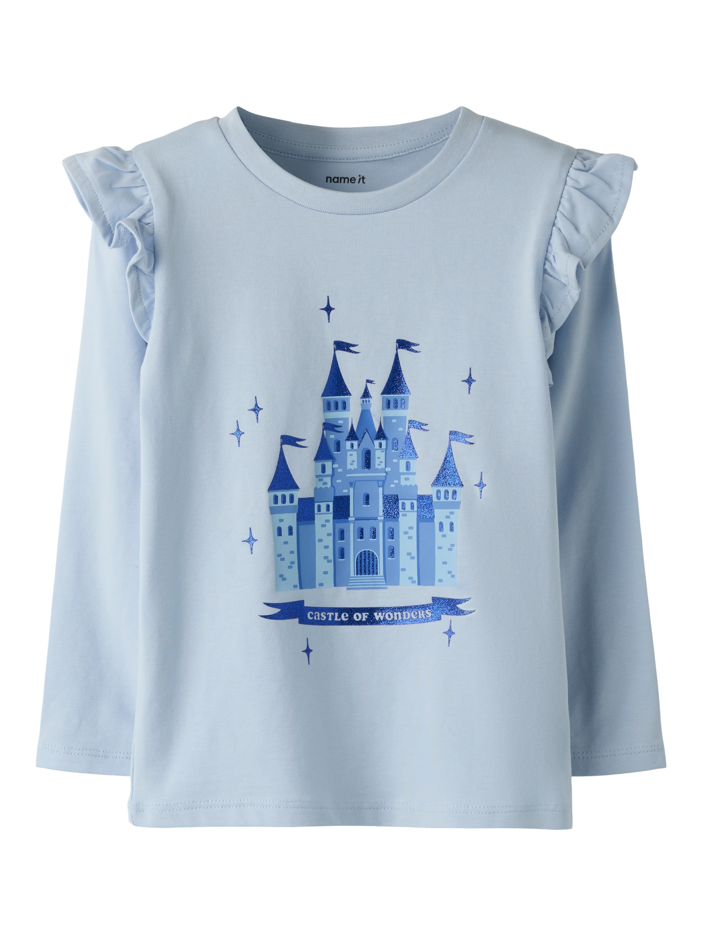 NAME IT Shirt 'NMFTikka' in Blau: Vorderseite
