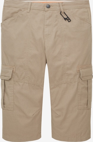 Regular Pantalon cargo TOM TAILOR en beige : devant
