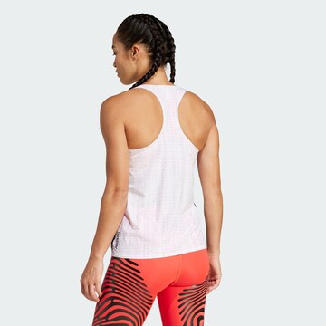Haut de sport 'Adizero' ADIDAS PERFORMANCE en blanc
