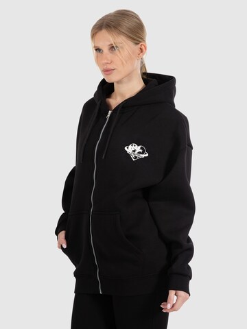 Smilodox Sweatvest ' Amora ' in Zwart