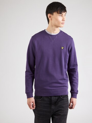 Lyle & Scott Μπλούζα φούτερ σε λιλά: μπροστά