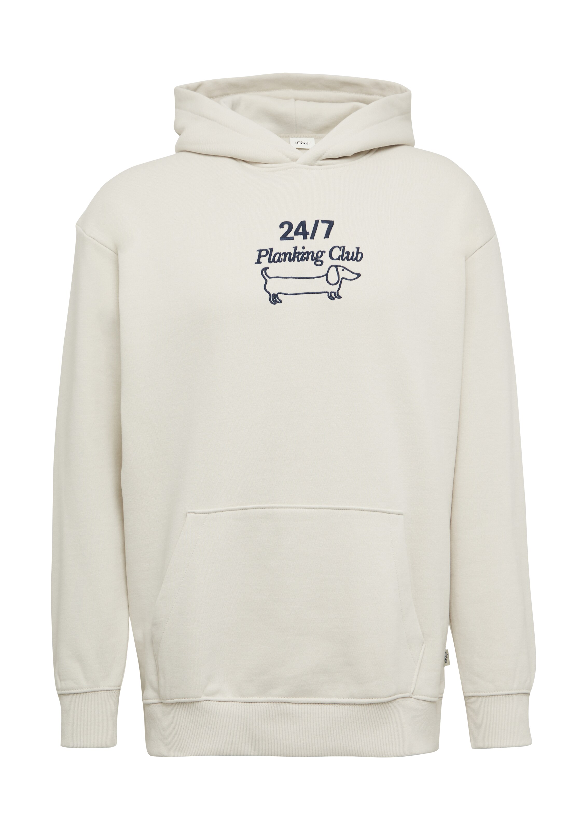 s.Oliver Sweatshirt in Beige: voorkant