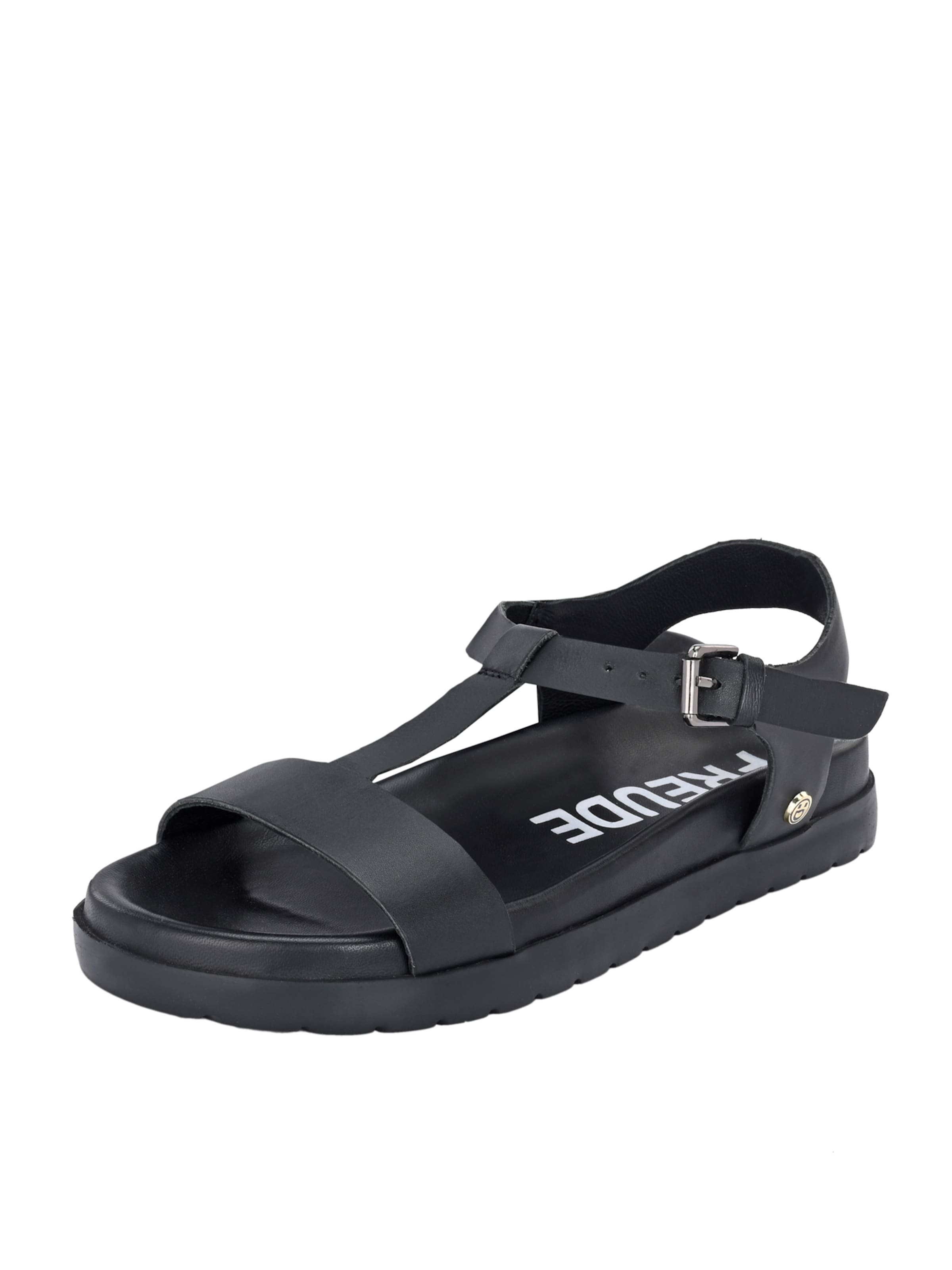 FREUDE Strap sandal 'ARTE' in Black: front