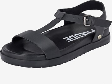 FREUDE Strap Sandals 'ARTE' in Black: front