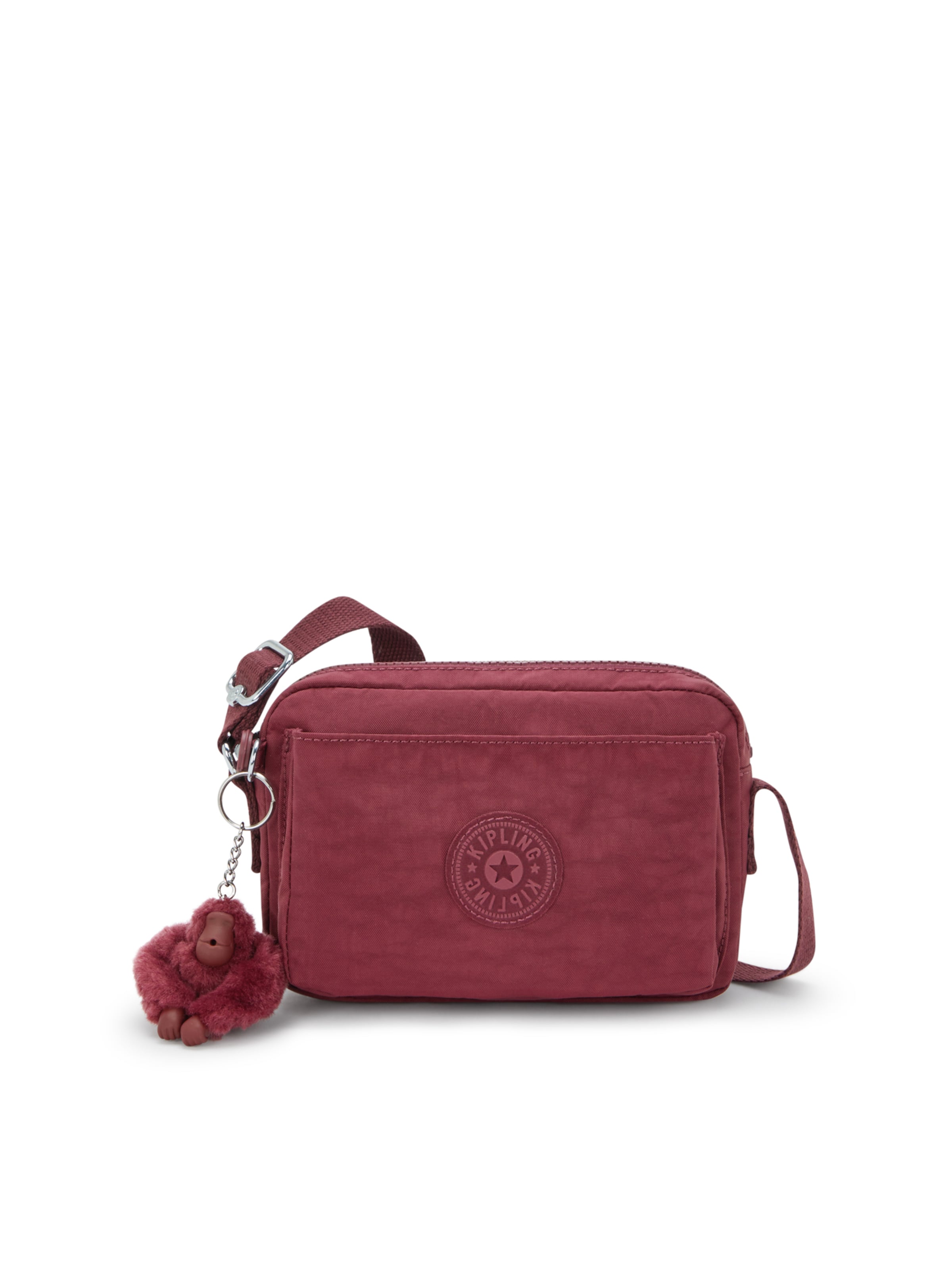 KIPLING Schoudertas 'Abanu' in Rood: voorkant