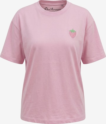 Chemise de nuit ' Erdbeer-Motiv ' Rösch en rose : devant