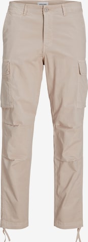 JACK & JONES Cargo Pants 'Ace Tucker' in Beige: front