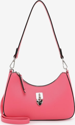 Emily & Noah Shoulder Bag ' Birte ' in Pink: front