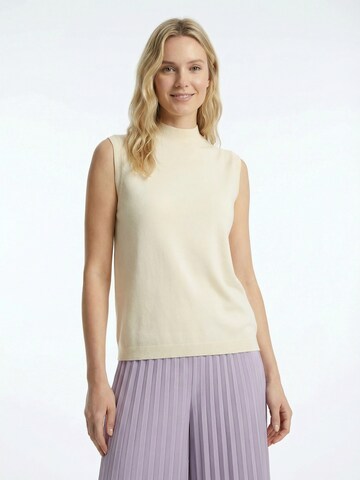 Guido Maria Kretschmer Women Gebreide top 'Remi' in Wit: voorkant