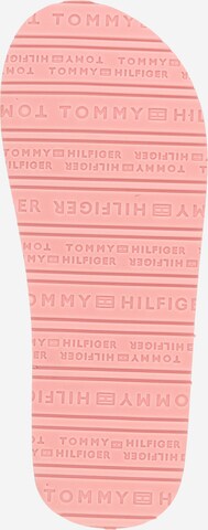 TOMMY HILFIGER Zehentrenner in Pink