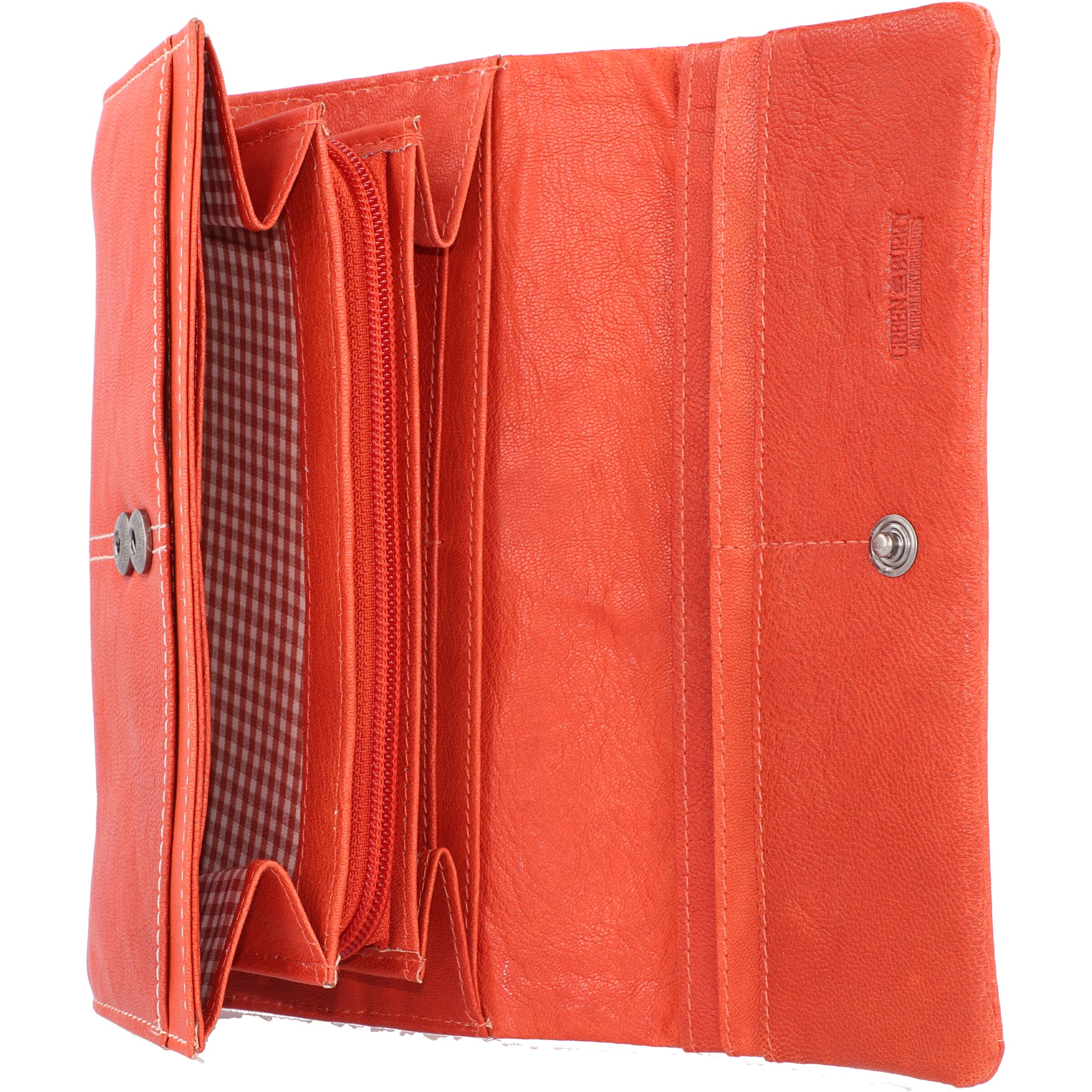 Portamonete 'Tumble Nappa' di GREENBURRY in arancione