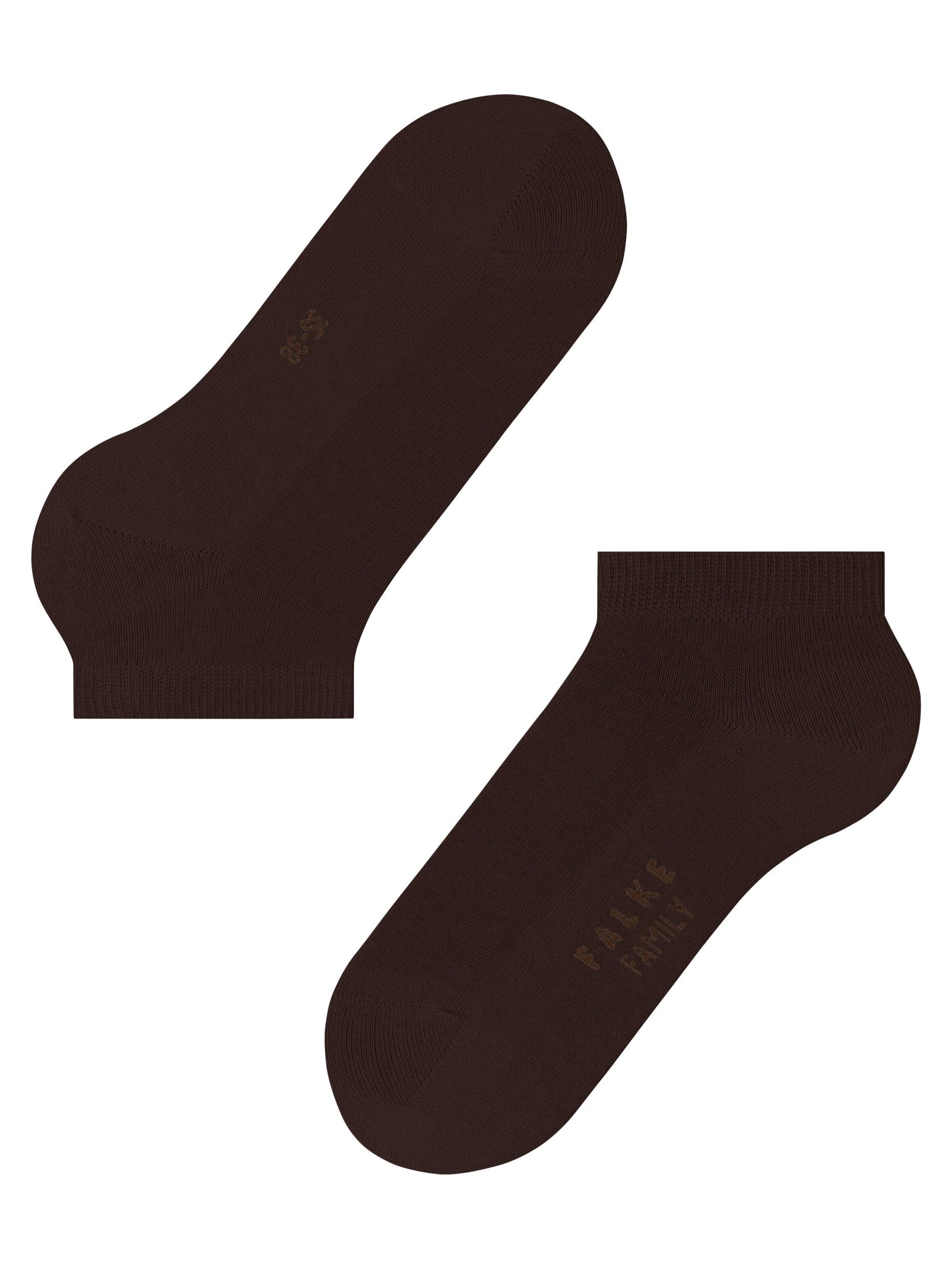 FALKE Ankle Socks 'Family' in Brown