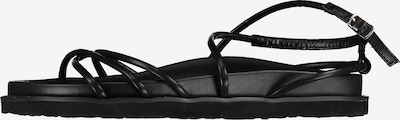 Sandale cu baretă 'Melek' Hailys pe negru, Vizualizare produs