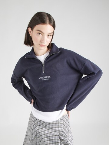 Noisy may Sweatshirt 'LECI' in Blauw: voorkant