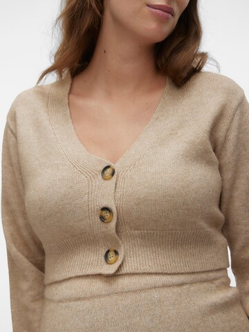 Cardigan 'NEW ANNE' MAMALICIOUS en beige