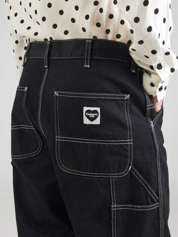 Carhartt WIP Широка кройка Дънки 'Single Knee' в черно