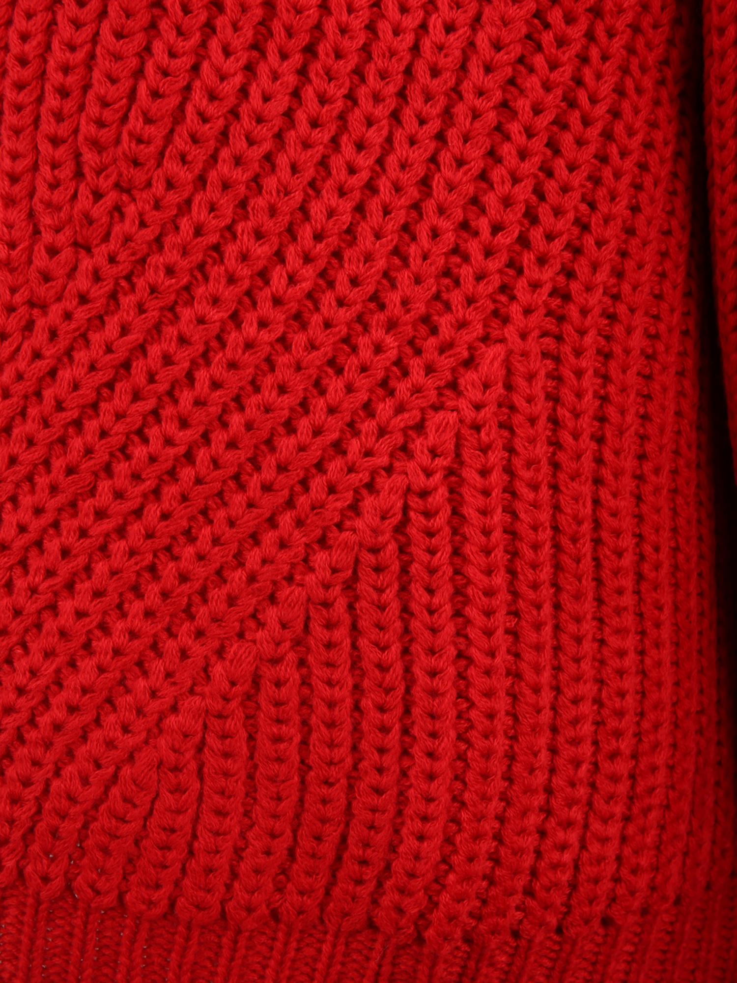 Abbigliamento Taglie comode Urban Classics Pullover in Rosso Fuoco 