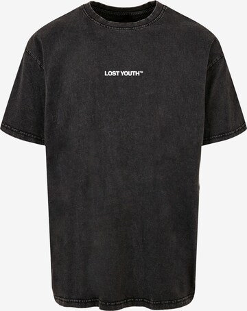 Lost Youth Shirt in Zwart: voorkant