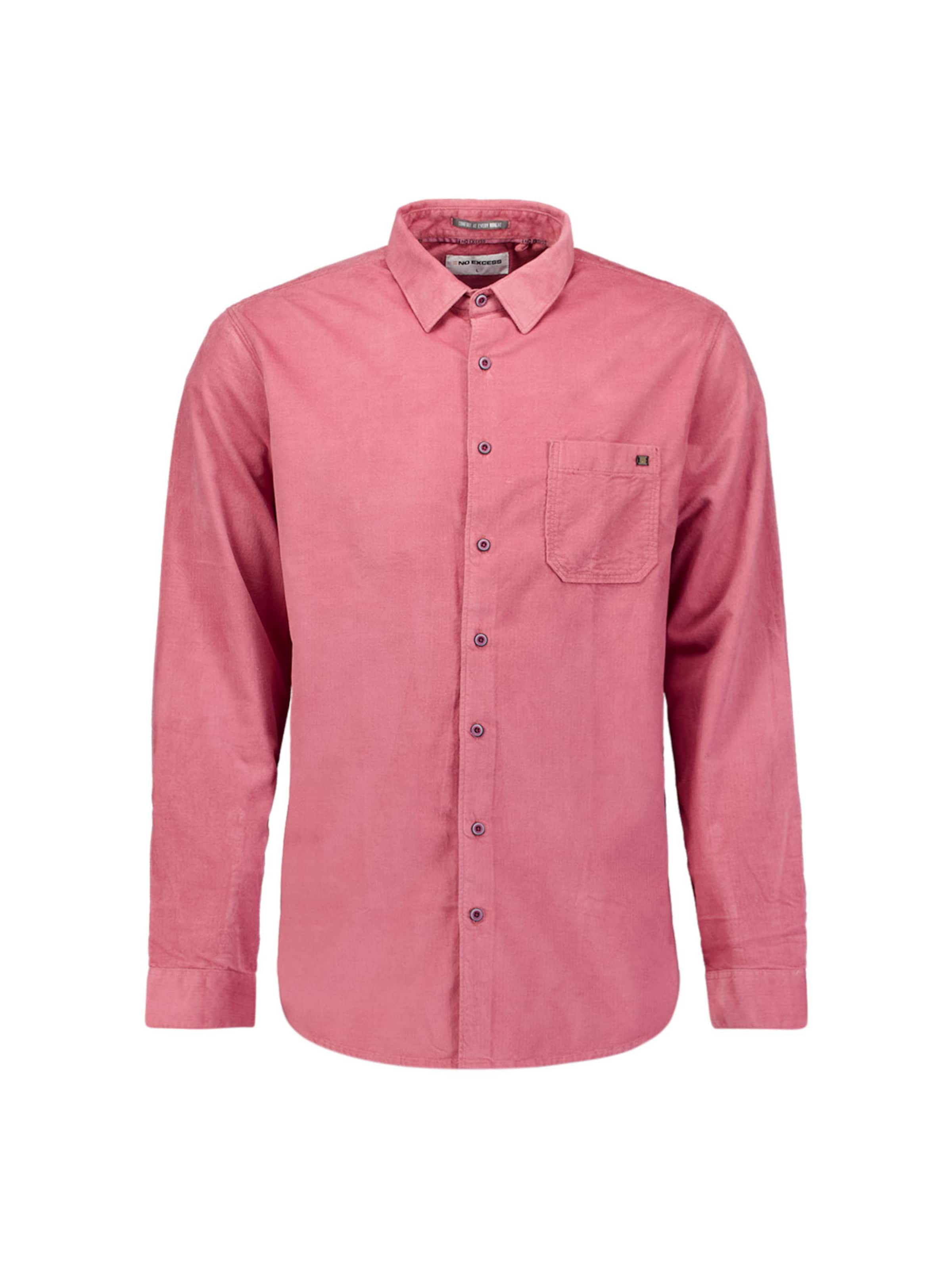 No Excess Button Up Shirt in Pink: front