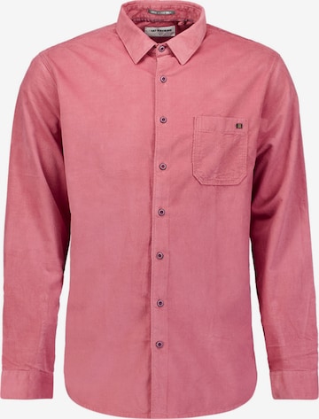 No Excess Button Up Shirt in Pink: front