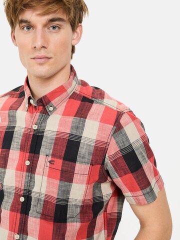 CAMEL ACTIVE Regular fit Button Up Shirt in Red
