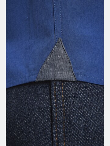 Jan Vanderstorm Comfort fit Overhemd ' Gotmar ' in Blauw