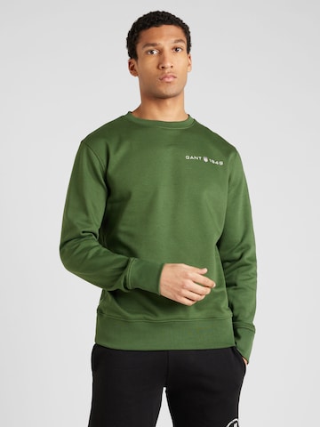 GANT - Sweatshirt em verde: frente
