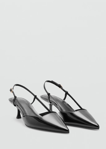 MANGO Slingpumps 'TONIOBL' in Zwart