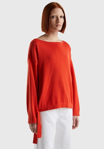 UNITED COLORS OF BENETTON Pullover in Orange: Vorderseite