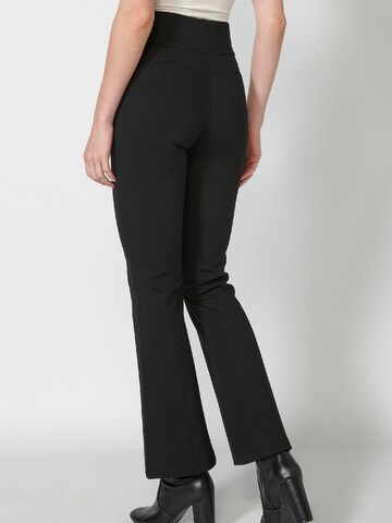 KOROSHI Bootcut Spodnie w kolorze czarny