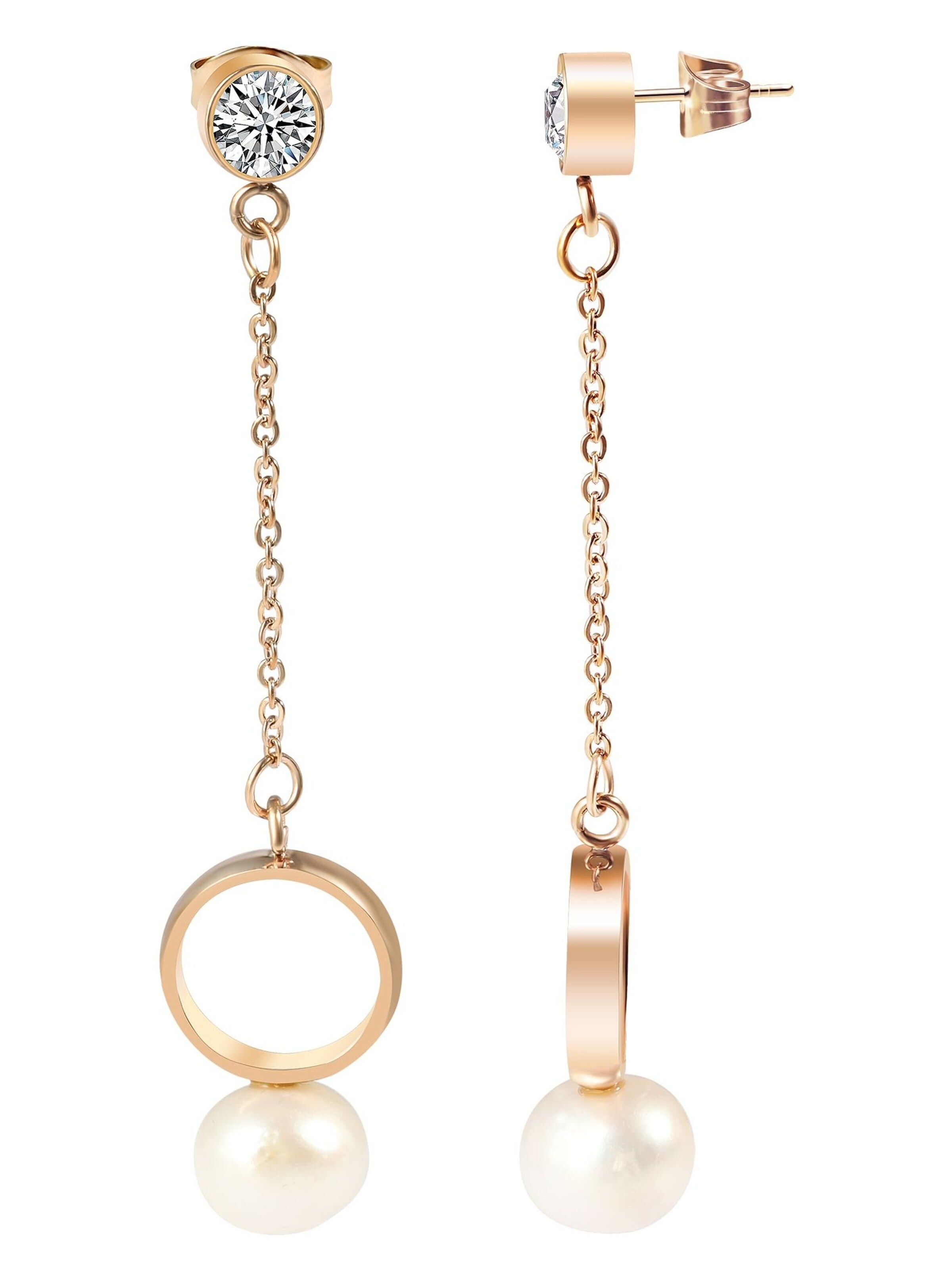 Akzent Earrings 'Chessie, langlebig' in Gold