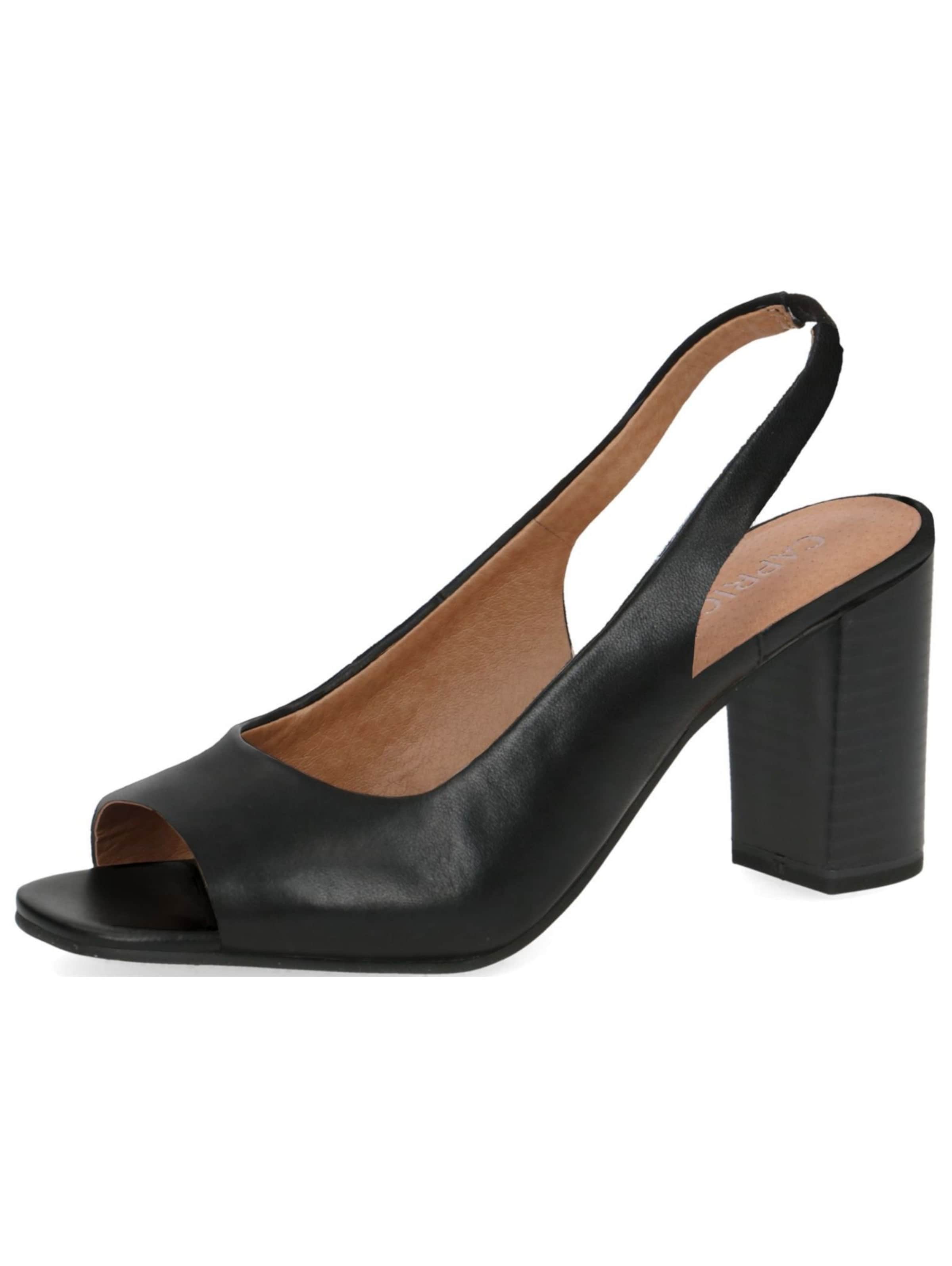 CAPRICE Pumps in Schwarz: Vorderseite