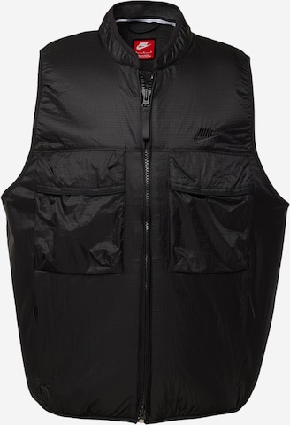 Gilet di Nike Sportswear in nero: frontale