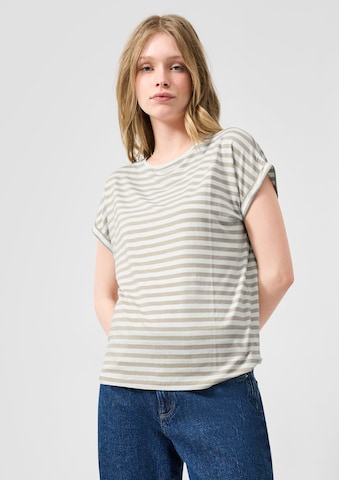 T-shirt QS en beige : devant
