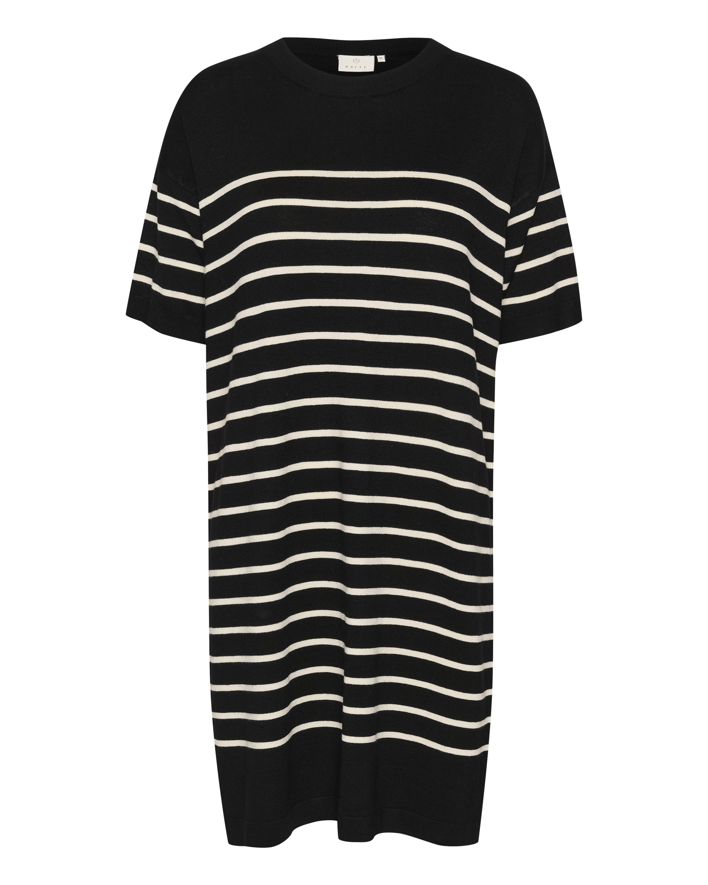 Kaffe Knit dress in Black: front