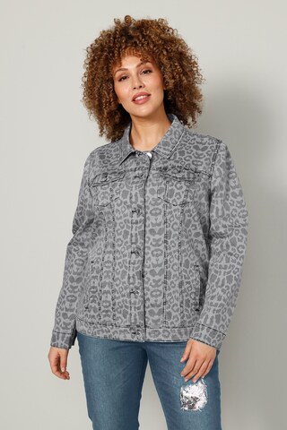 MIAMODA Between-Season Jacket in Grey: front