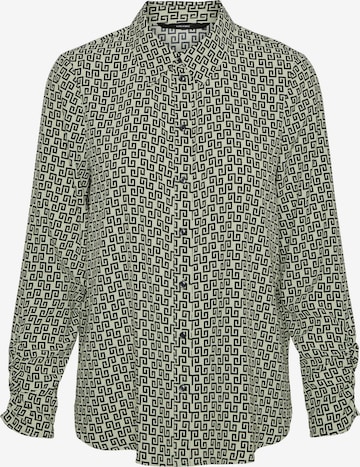 VERO MODA Blouse 'NYA' in Groen: voorkant