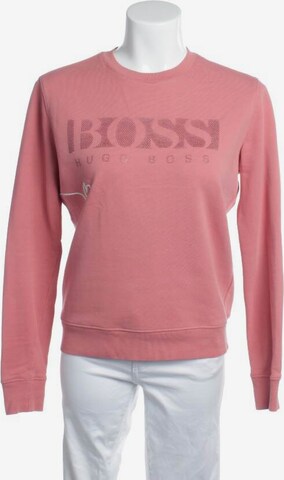 BOSS Sweatshirt & Zip-Up Hoodie in XS in Pink: front