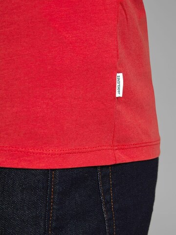 Coupe slim T-Shirt JACK & JONES en rouge