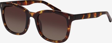 Pilgrim Sunglasses 'KATYA' in Brown: front